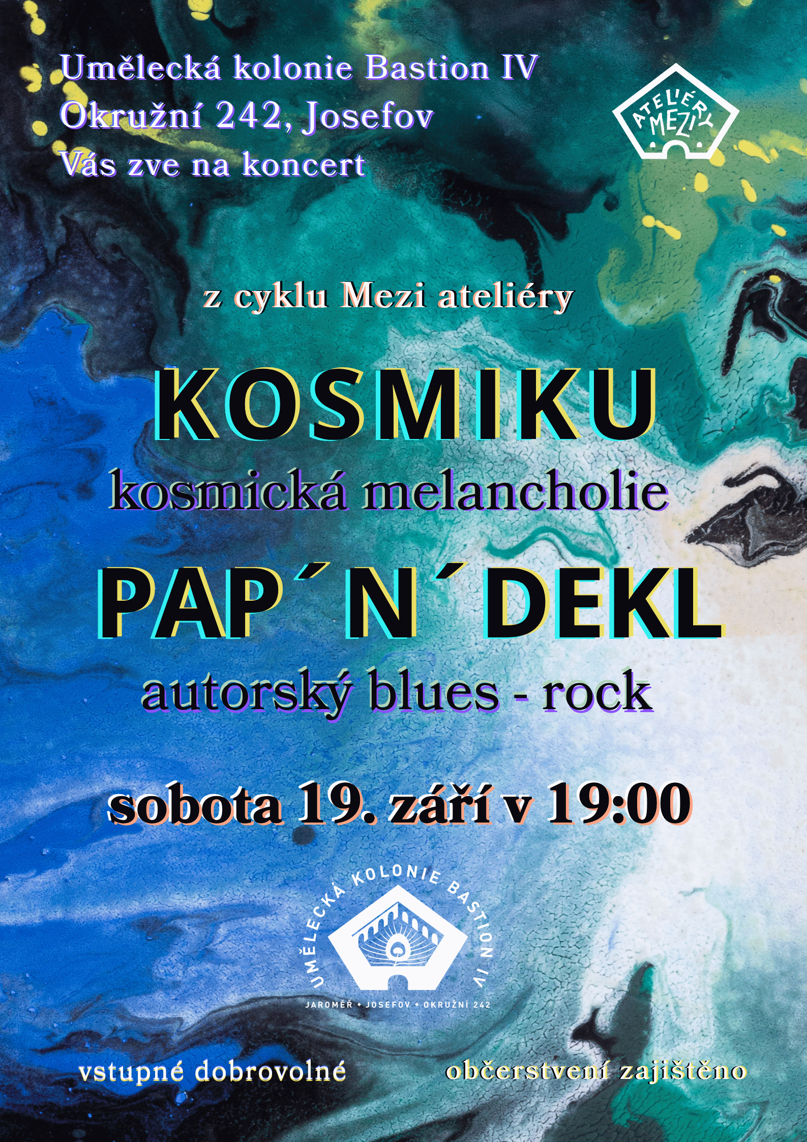 koncert Kosmiku a Pap’n’dekl